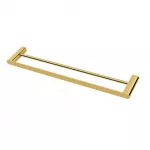 Dvigubas rank&scaron;luosčių laikiklis BALNEO QARX Model 3  60 cm Shiny Gold