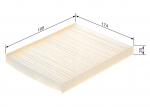 Filtras, salono oras BOSCH 1 987 435 128