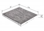 Filtras, salono oras BOSCH 1 987 432 392
