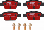 stabdžių trinkelių rinkinys, diskinis stabdys TRW GDB1485DTE