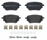 stabdžių trinkelių rinkinys, diskinis stabdys BREMBO P 50 151