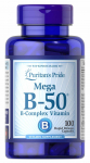 Puritan's Pride Mega B-50 B-Complex Vitamin - 100 caps.