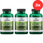 3x Swanson Full Spectrum Turmeric 720mg 100 capsules