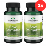 2x SWANSON Saw Palmetto (Gulsčioji Serenoja) 540mg,100 kaps