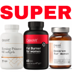 SUPER AKCIJA Rinkinys Moterims Lieknėjimui - Ostrovit Fat Burner, Multivitaminai, Nakvi&scaron;ų aliejus
