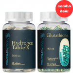 Shapropharma rinkinys Vandenilio tabletės + Glutationas