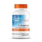 Doctor's Best L-Arginine - Sustained + Immediate Release, 500mg - 120 tablečių