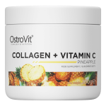 OstroVit Collagen + Vitamin C 200 g Jautienos Kolagenas su VItaminu C