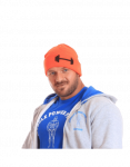 MPP Clothing Winter Beanie Orange-Black