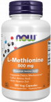 NOW Foods L-Metioninas 500mg 100 Kapsulių