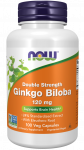 NOW Foods Ginkgo Biloba Double Strength - 120mg - 100 vcaps