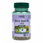Holland & Barrett Black Seed Oil + Vitaminas D &ndash; 60 kapsulių