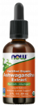 NOW Foods Ashwagandha Extract Liquid, Organic - 59 ml