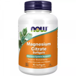 NOW Magnesium Citrate - 90 mink&scaron;tųjų kapsulių