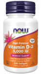 NOW Foods D3 5000 IU 240 softgels