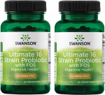 2x Swanson Ultimate 16 Strain Probiotic 60 caps.
