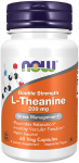NOW Foods L-Theanine Double Strength with Inositol, 200 mg - 60 vcaps private