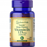 Puritan&rsquo;s Pride Sunvite Mega-Potency Vitamin D3 125mcg (5000 IU) 100 rapid release Softgel