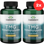 2x Swanson TMG Trimethylglycine 500 mg 90 Capsules
