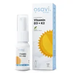 Osavi Vitamin D3 + K2 Oral Spray, Peppermint - 25 ml.