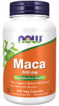 NOW Food Maca 500mg 250 Veg. Capsules