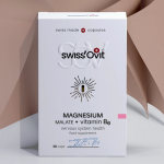 Swiss'Ovit&reg; Magnio Malatas + Vitaminas B6 &ndash; 30 kapsulių