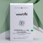 Swiss'Ovit&reg;, Vitaminas D3 4000IU + K2, 30 kapsulių