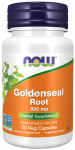 NOW Foods Goldenseal Root, 500mg - 50 vcaps