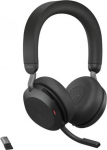 Jabra Evolve2 75 Laisvų rankų įranga Vielinis ir Bevielis Su lankeliu Biuras / skambučių centras Bluetooth Įkrovimo stovas Juoda