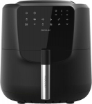 Cecotec hot air fryer CecoFry Rain (black, 1,550 watts, basket 5.5 liters, oil dispenser)