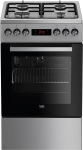 Beko Dujinė viryklė su elektrine orkaite Beko FSE52326DXD