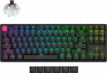 Keychron K8 QMK Wireless Mechanical Keyboard (Version 2) RGB Backlight Aluminum Frame / Keychron Super Switch (Hot-Swappable） / Brown