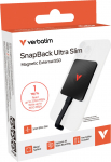 Verbatim Dysk zewnętrzny SSD Verbatim SSD 1TB SnapBack Ultra Slim SSD 1TB black