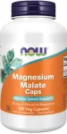 NOW FOODS magnio malatas - 180 kapsulių