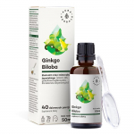 AURA HERBALS Ginkgo Biloba ginkmedžio ekstraktas 50:1 - 50 ml