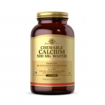 SOLGAR kramtomosios kalcio tabletės 500 mg (120 vnt.)
