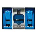 Set Ford: Mustang Blue, Eau De Toilette, For Men, 100 ml + Mustang Blue, Hydrating, After-Shave Balm, 100 ml + Mustang Blue, Hydrating, Body Wash, For Hair & Body, 100 ml