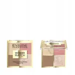 Eveline Cosmetics, Wonder Match, Contouring Palette, 4 Shades, 02, 10.8 g