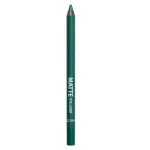 Gosh, Matte Eye Liner, Cream Pencil, Kohl Eyeliner, 012, Forest Green, 1.2 g