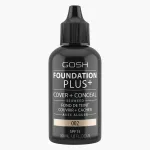 Gosh, Foundation Plus+, Cover & Conceal, Liquid Foundation, 002, SPF15, 30 ml
