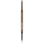 Gosh, Ultra Thin, Eyebrow Cream Pencil & Brush 2-In-1, 002, Grey Brown, 0.09 g