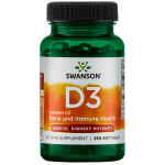 VITAMINAS D3 5000TV SU LINŲ SĖMENŲ ALIEJUMI 250 KAPS. (SWANSON, JAV)