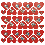 Lipdukai Vyčio vėliava (&scaron;irdelė)