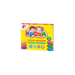 Plastilinas "Kroha" LUČ va&scaron;ko pagrindu, itin mink&scaron;tas, 16 spalvų