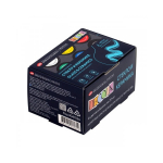 Akrilinių dažų rinkinys stiklui ir keramikai "DECOLA" 6 spalvų