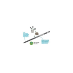 Pie&scaron;tukai su trintuku CARIOCA ECOFAMILY, juodos spalvos, 6 vnt.