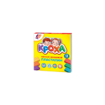 Plastilinas va&scaron;ko pagrindu, mink&scaron;tas "Kroha" LUČ, 12 spalvų