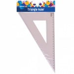Trikampis 30' 23cm skaidrus