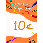Dovanų kuponas 10 Eur