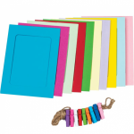 Popierinių foto rėmelių rinkinys su segtukais, 10 vnt., Centrum